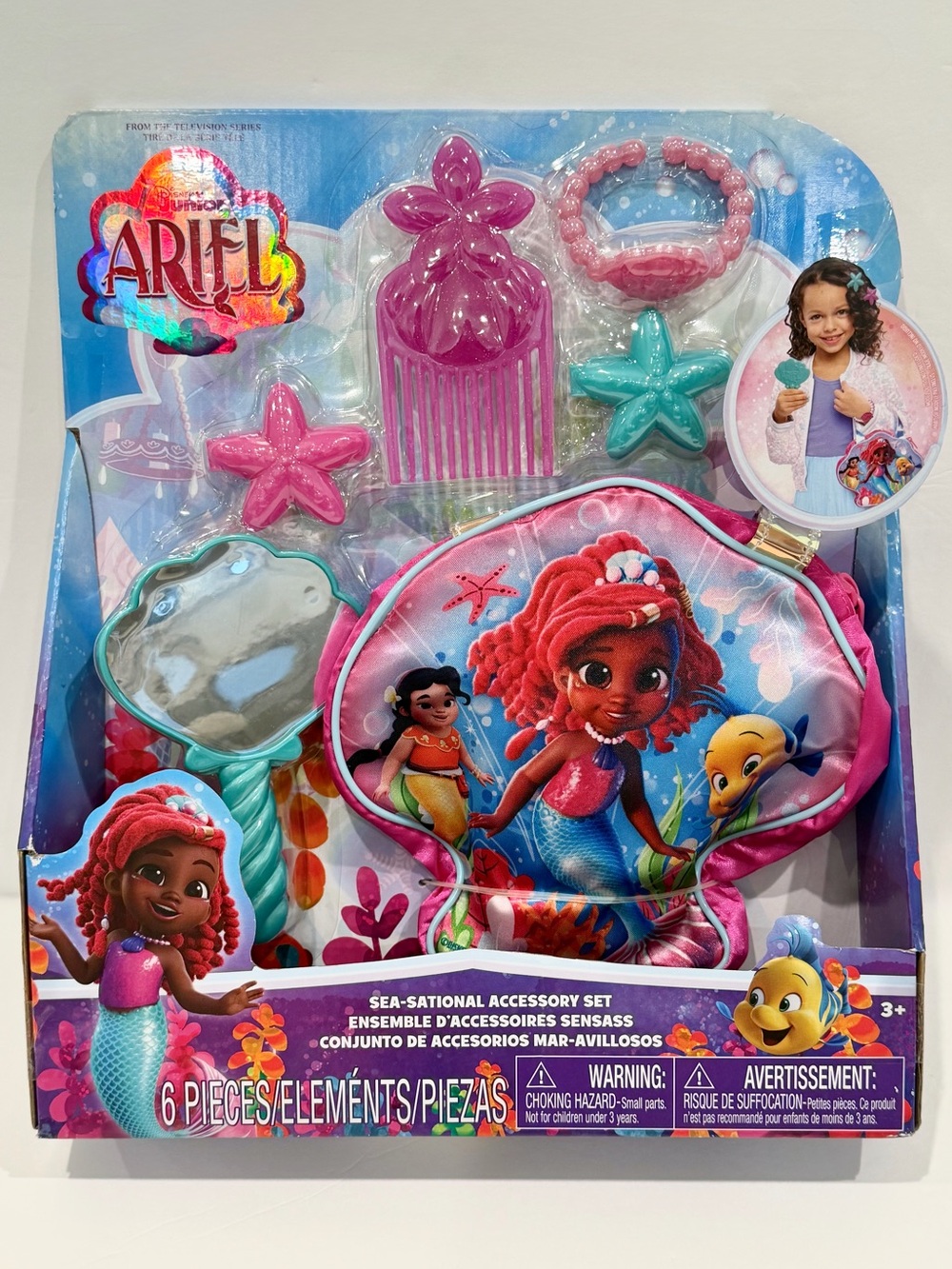 Disney Junior Ariel Sea-Sational Accessory Set 6 Pieces